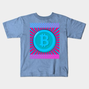 Bitcoin Pop Art Kids T-Shirt